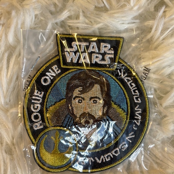 Star Wars patches and death star luggage tag Darth Vader Yoda New Sealed - Picture 5 of 9